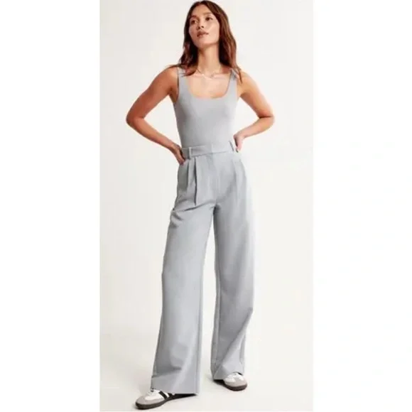 Abercrombie A&F Sloane Pants Gray - Picture 4 of 7